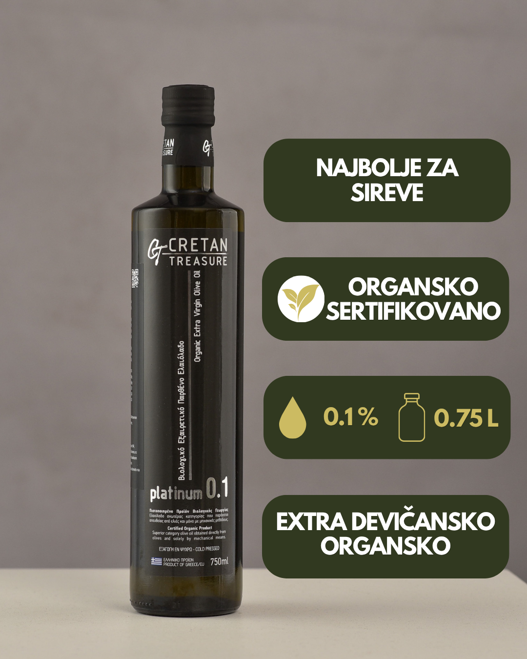 PLATINUM Premium Organic EVOO