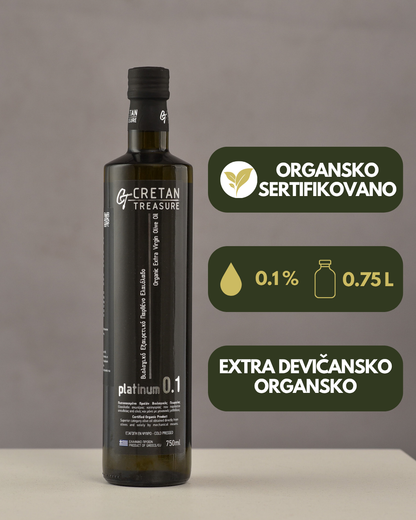 PLATINUM Organic EVOO 0.1%