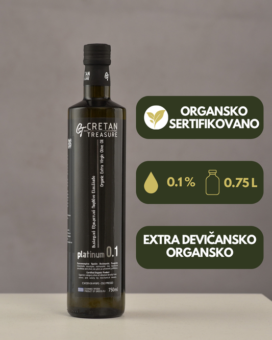 PLATINUM Organic EVOO 0.1%